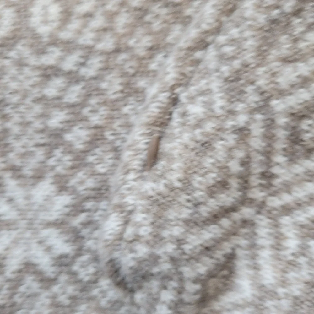 Pottery Barn Fair Isle Knit Pillow Cover‎ Taupe Cream 20x20